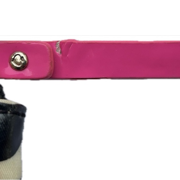 Kate Spade Small Vinyl Ribbon Print Tote Bag - Picture 3 of 4